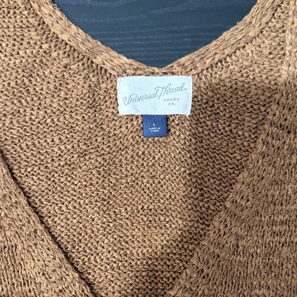 Universal Thread Knit Tank Top - Rust - Picture 2 of 3